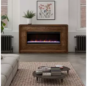 Haven Oak Bourbon 62" Fireplace Mantel