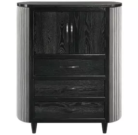 Skyline Onyx 3 Drawer Door Chest