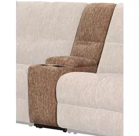 Bronco Plush Tobacco Entertainment Console with USB Charging
