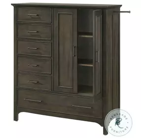 Hawthorne Burnished Clay 6 Drawer Gentlemans Chest