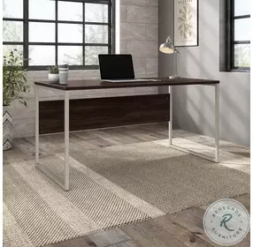Hybrid Black Walnut 60" Large Computer Desk