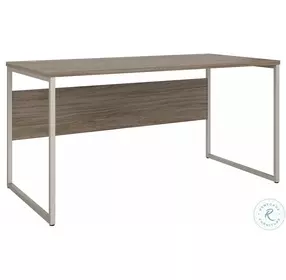 Hybrid Modern Hickory 60" Large Computer Home Office Set