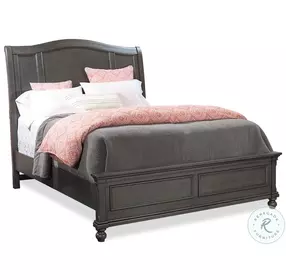 Oxford Peppercorn Low Profile Sleigh Bedroom Set