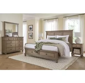 Oxford Tan 1 Drawer Nightstand