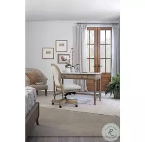 Provence Patine Marble Top Writing Desk