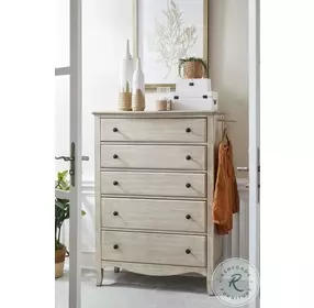 Provence Linen 5 Drawer Chest