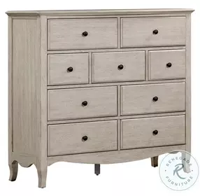 Provence Linen 9 Drawer Chesser