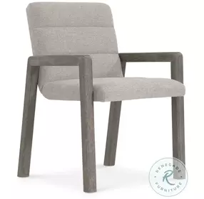 Monolith Beige Performance Fabric Arm Chair Set of 2