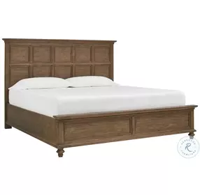 Hensley Honey Panel Bedroom Set