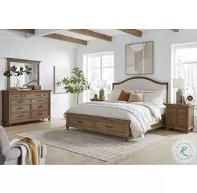 Hensley Honey 2 Drawer Nightstand