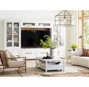 Alexander White Rectangular Cocktail Table