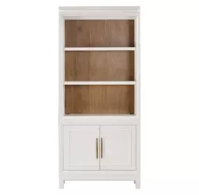Alexander White 2 Door Bookcase