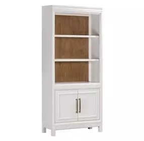 Alexander White 2 Door Bookcase