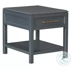 Alexander Midnight Rectangular End Table