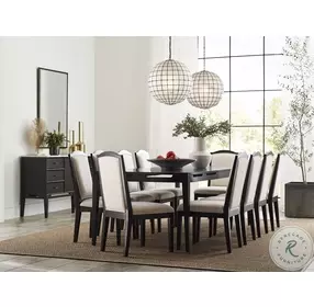 Sutton French Roast Performance Fabric Upholstered Seat Side Chair Set Of 2