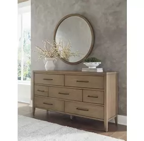 Olivia Sunkissed Beige 7 Drawer Dresser