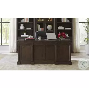 Jackson Turkish Coffee 72" Executive Desk and USB Charging