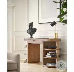 Caden Spiced Caramel Sofa Writing Table