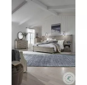 Foundry Weathered Stone Dresser with Mirror