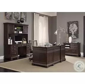 Weston Brown Ale 66" Executive Desk
