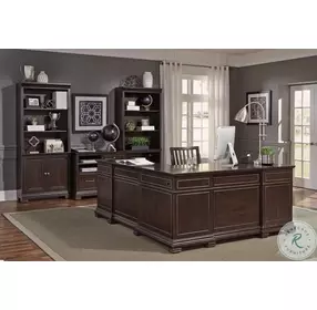 Weston Brown Ale 3 Piece Bookcase Wall