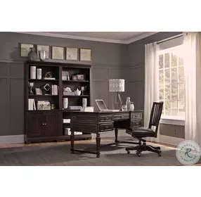 Weston Brown Ale 60" Half Pedestal Desk