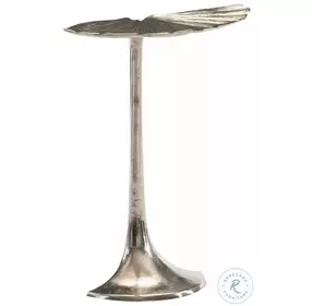 Annabella Satin Nickel Accent Table
