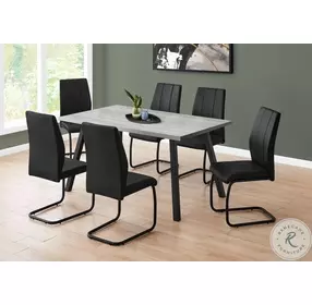 1136 Grey Rectangular Dining Table