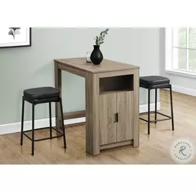 2225 Black Leather Look Bar Stool Set Of 2