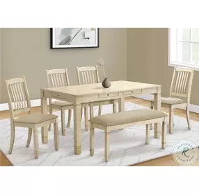1265 Beige Dining Chair Set of 2