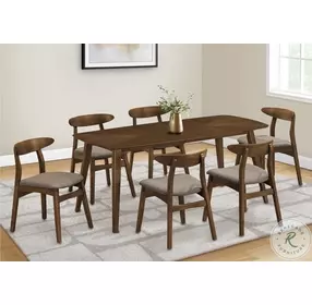 1365 Beige Fabric Dining Chair Set Of 2