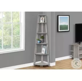 2433 Industrial Grey 72" Bookcase