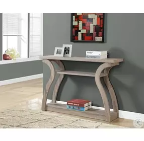 Dark Taupe 47"Accent Table