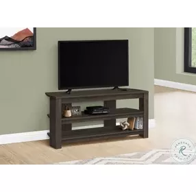 2514 Brown Oak 42" Corner TV Stand