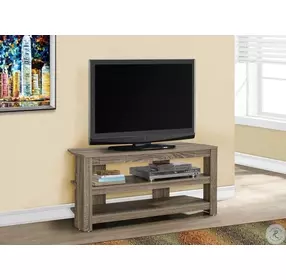 Dark Taupe 42" Corner TV Stand