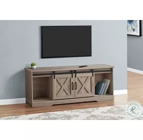 2746 Dark Taupe 2 Door 60" TV Stand