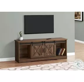 2748 Brown 2 Door 60" TV Stand