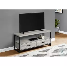 2871 Grey And Black 48" TV Stand