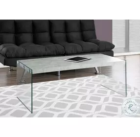 Gray Cement Coffee Table