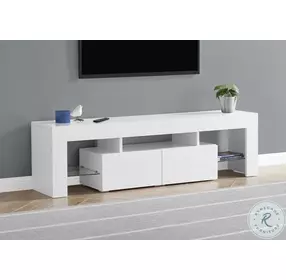 3548 High Glossy White TV Stand