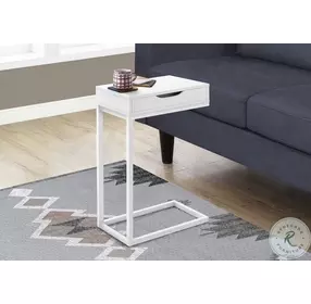 3601 White Accent Table