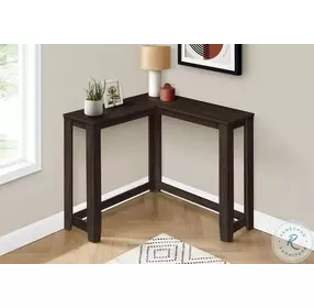 3660 Espresso 36" Corner Sofa Table