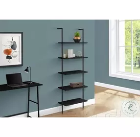 3683 Black Bookcase
