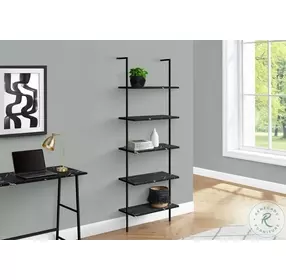 3684 Black Bookcase