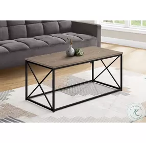 3786 Dark Taupe Coffee Table