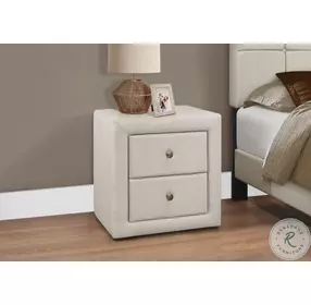 5605 Beige 21" Nightstand