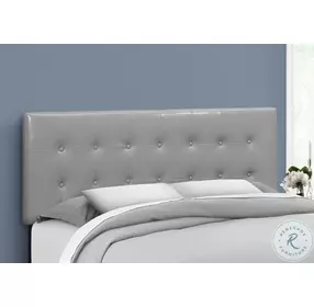 6001Q Grey Queen Size Headboard