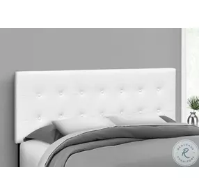 6002Q White Queen Size Headboard