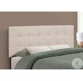 6004F Beige Full Size Headboard