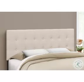 6004Q Beige Queen Size Headboard